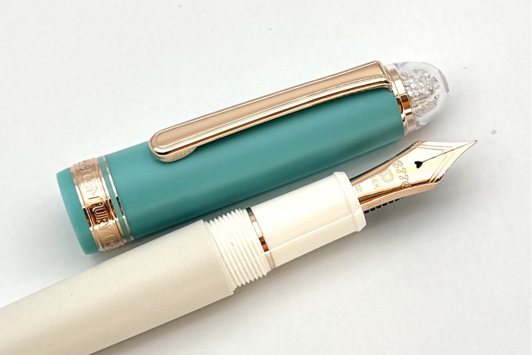 Platinum Limited Edition 3776 Century Shape of Heart Bluebird Fountain Pen