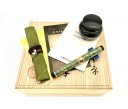 Sailor Arita Gen Emon Kiln Ouryokusai Kabuto Karakusa Arabesque Fountain Pen