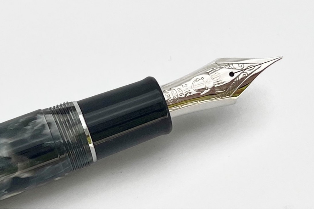 Sailor King of Pens Grey Mosaic Rhodium Trim Fountain Pen