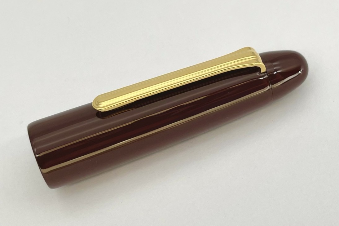Sailor Special Edition King of Pens (KOP) Kaga Urushi Maroon Gold Trim Fountain Pen B nib