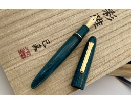 Sailor Bespoke King of Pens (KOP) Iro-Miyabi Ran-Peki Fountain Pen (Teal Turquoise)