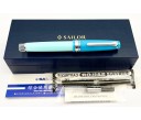 Sailor Cocktail Exclusive 2022 Limited Edition Pro Gear Blue Train Fountain Pen
