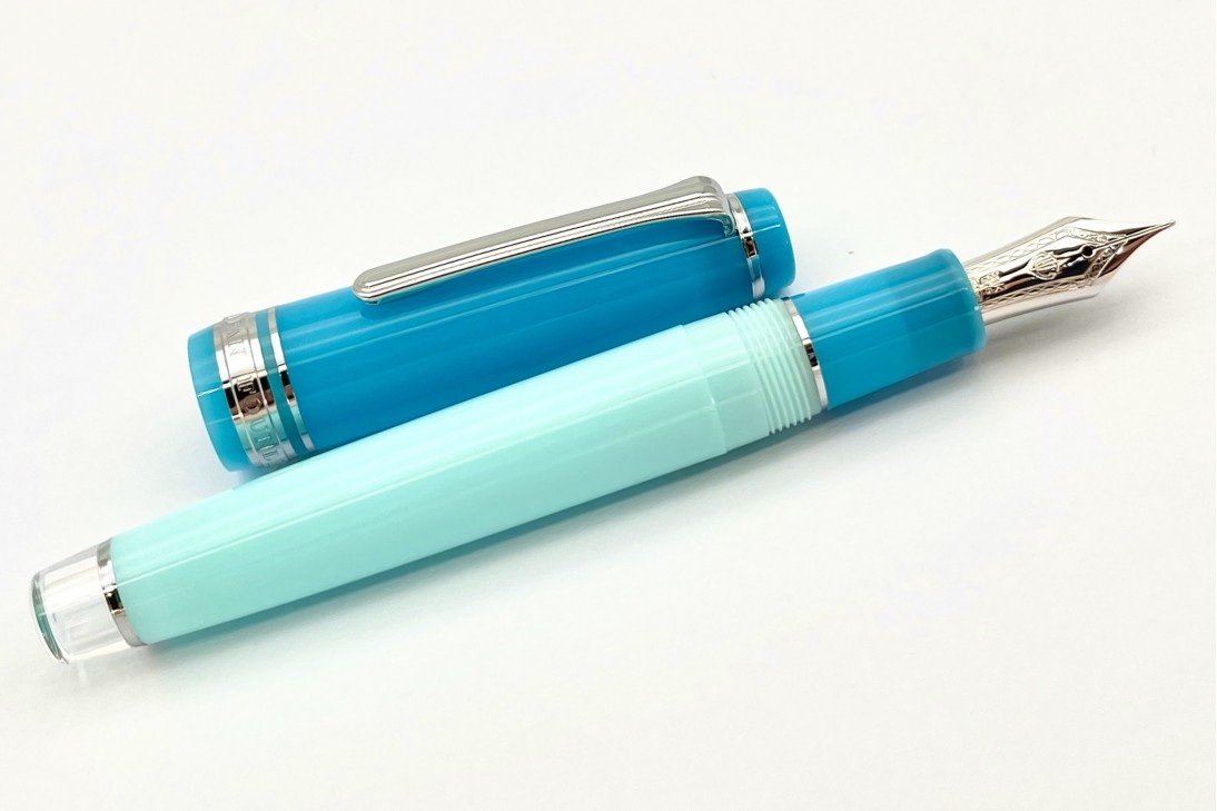 Sailor Cocktail Exclusive 2022 Limited Edition Pro Gear Blue Train Fountain Pen