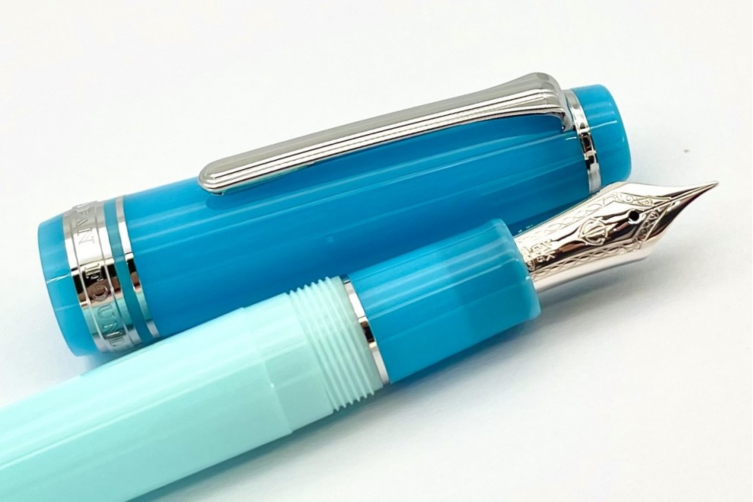 Sailor Cocktail Exclusive 2022 Limited Edition Pro Gear Blue Train Fountain Pen