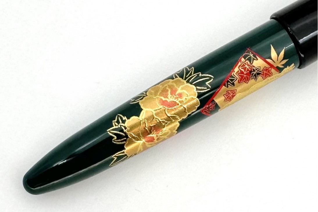 Sailor Limited Edition King of Pens (KOP) Maki-e Hanafuda Tsukimi-de-ippai Fountain Pen