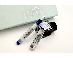 Sailor x Plus Limited Edition ProGear Slim First Snow Fountain Pen (MF Nib)
