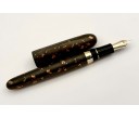 Sailor Nawate Haku-Chirashi Fountain Pen - Kaku, adorned with copper foil