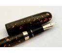 Sailor Nawate Haku-Chirashi Fountain Pen - Kaku, adorned with copper foil