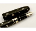 Sailor Nawate Haku-Chirashi Fountain Pen - Yoh, adorned with silver foil