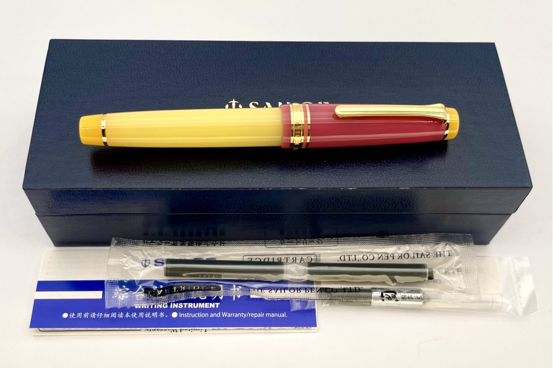 Sailor Cocktail Exclusive 2023 Tequila Edition Professional Gear Cyclamen Fountain Pen