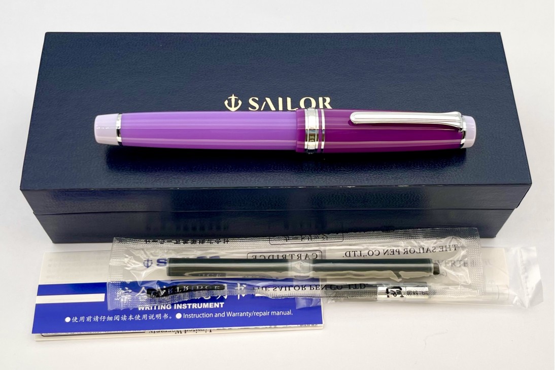 Sailor Cocktail Exclusive 2023 Tequila Edition Professional Gear Lavender Margarita Fountain Pen