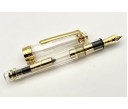 Sailor ProGear Slim Clear Demonstrator Gold Trim Fountain Pen