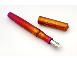 Schon DSGN Anodized Aluminum Full Sized 3D Matte Horizon Fountain Pen