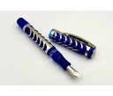 Visconti Limited Edition Skeleton Sapphire Blue Fountain Pen