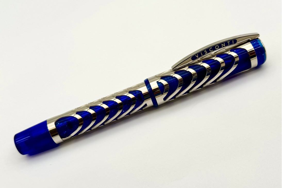 Visconti Limited Edition Skeleton Sapphire Blue Fountain Pen