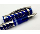 Visconti Limited Edition Skeleton Sapphire Blue Fountain Pen