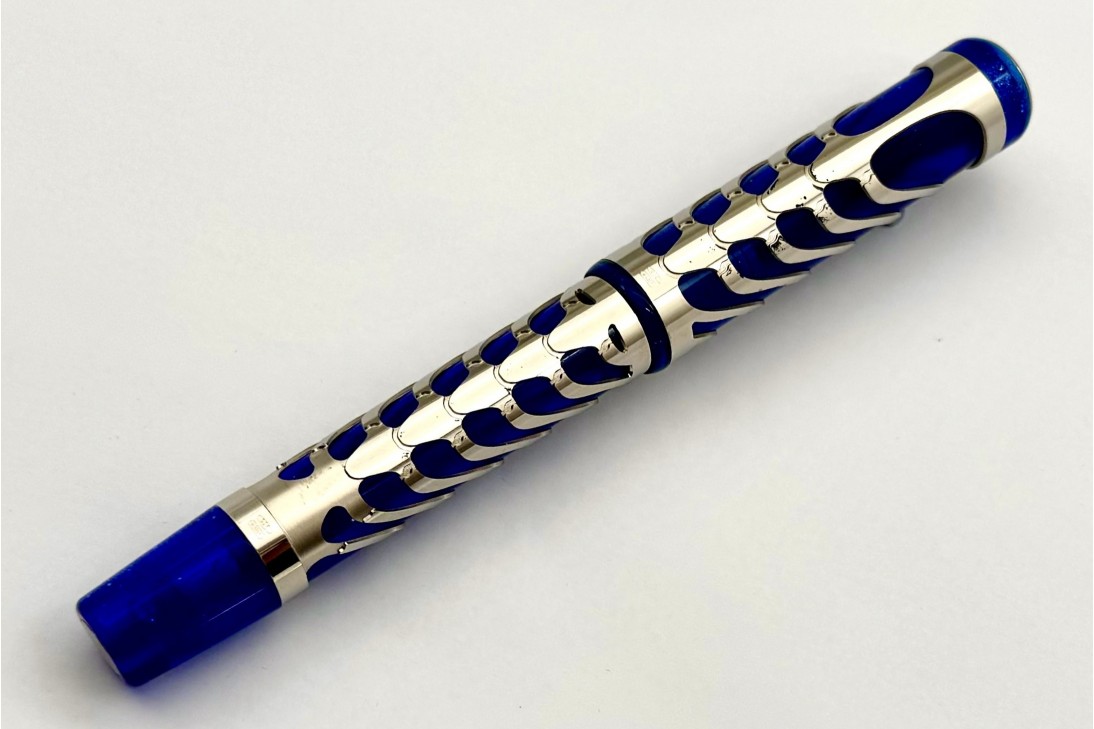 Visconti Limited Edition Skeleton Sapphire Blue Fountain Pen