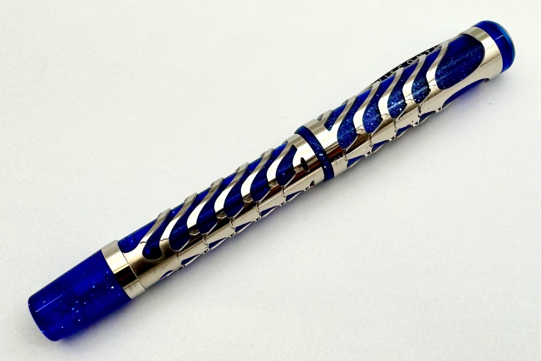 Visconti Limited Edition Skeleton Sapphire Blue Fountain Pen