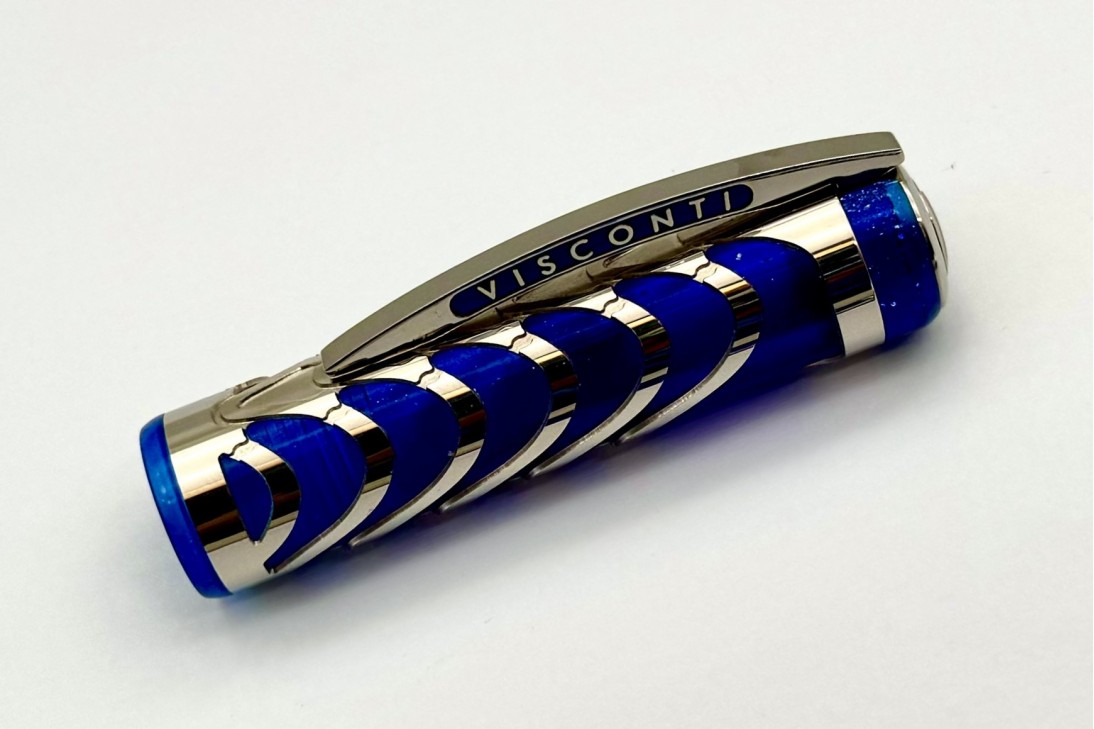 Visconti Limited Edition Skeleton Sapphire Blue Fountain Pen