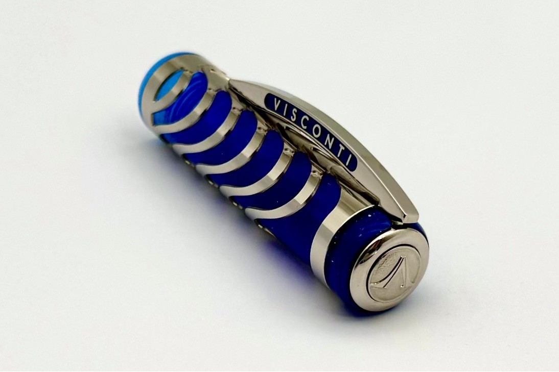 Visconti Limited Edition Skeleton Sapphire Blue Fountain Pen