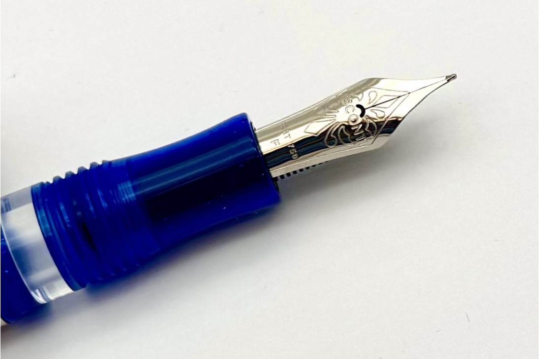 Visconti Limited Edition Skeleton Sapphire Blue Fountain Pen