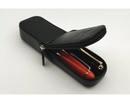 Visconti Black Leather 2 - Pen Holder