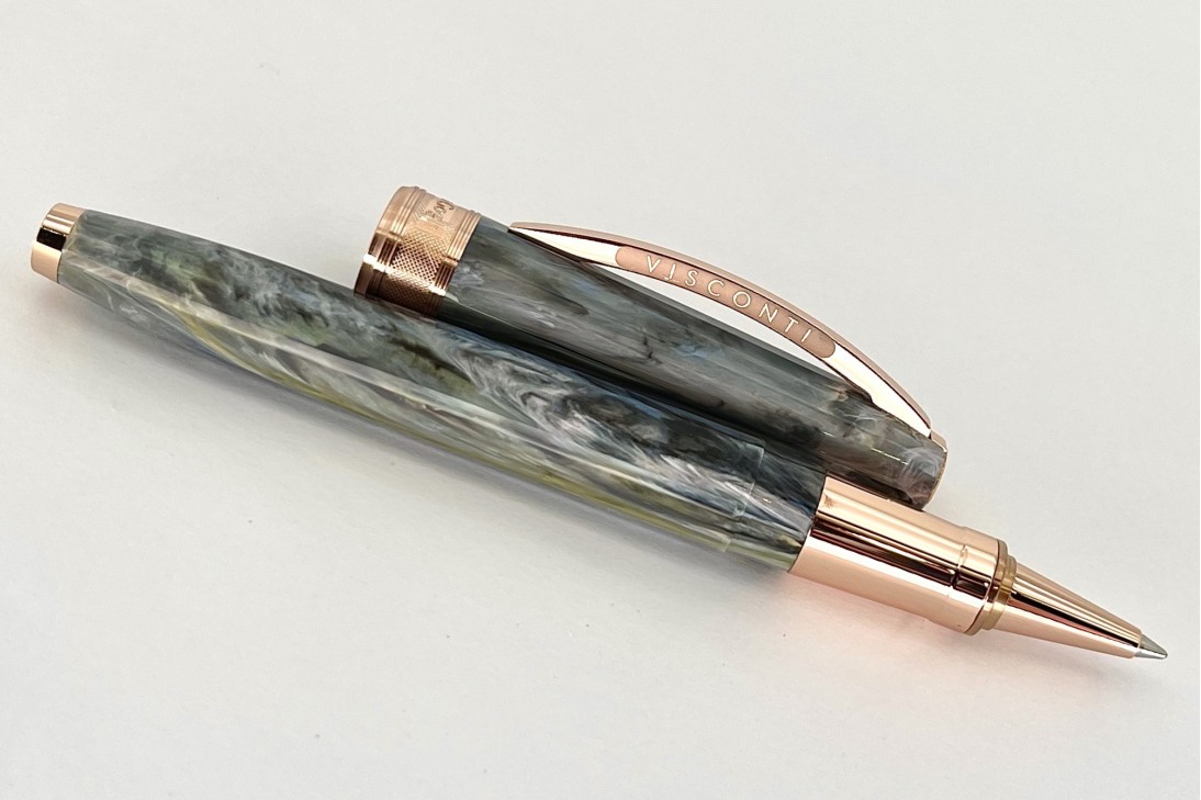 Visconti Van Gogh Orchard in Blossom Rose Gold Trim Roller Pen