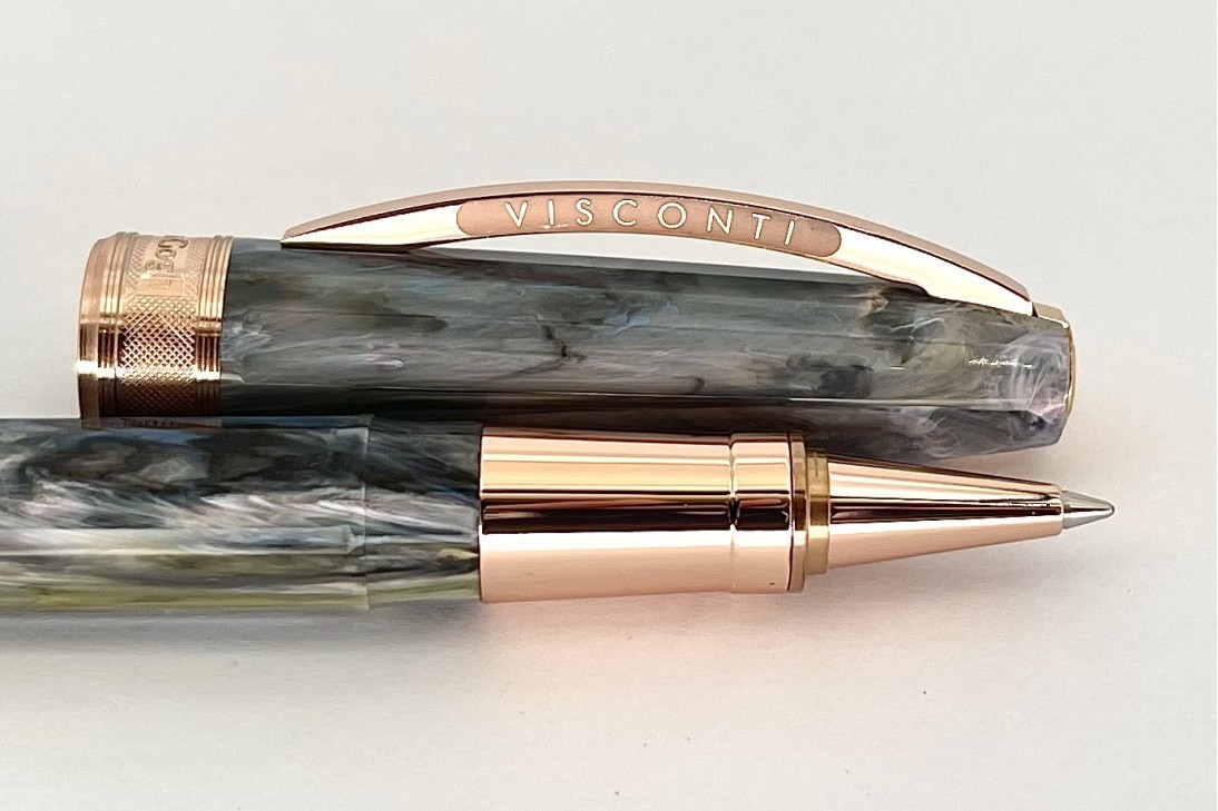 Visconti Van Gogh Orchard in Blossom Rose Gold Trim Roller Pen