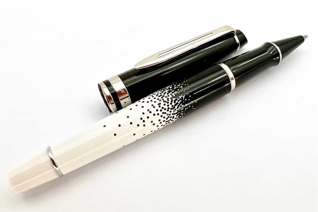 Waterman Expert Ombres Et Lumieres Chrome Trim Roller Ball Pen
