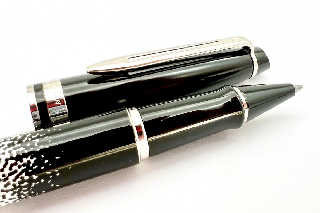 Waterman Expert Ombres Et Lumieres Chrome Trim Roller Ball Pen