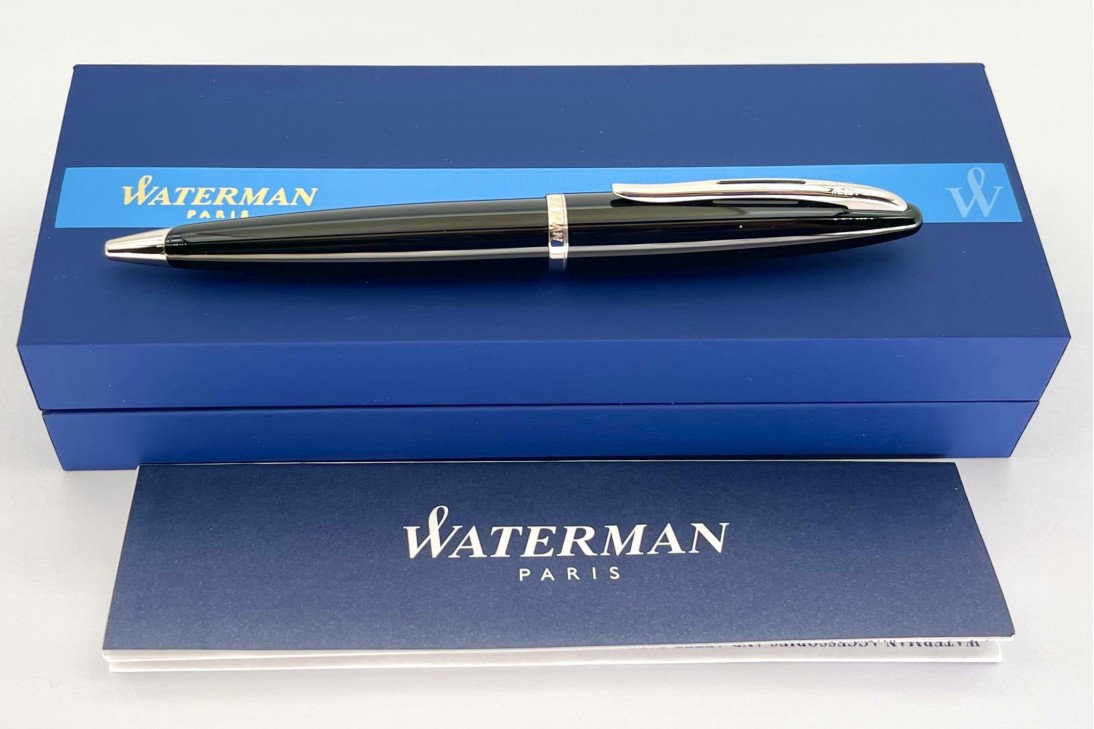 Waterman Carene Black Sea with Chrome Trim Ball Pen