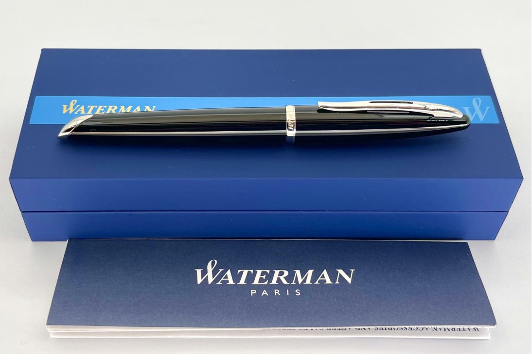 Waterman Carene Black Sea with Chrome Trim Fountain Pen