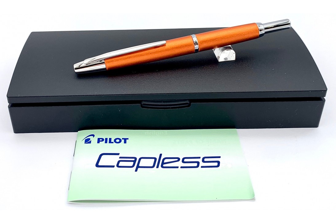 Pilot Capless Vanishing Point Decimo 20 Orange Fountain Pen