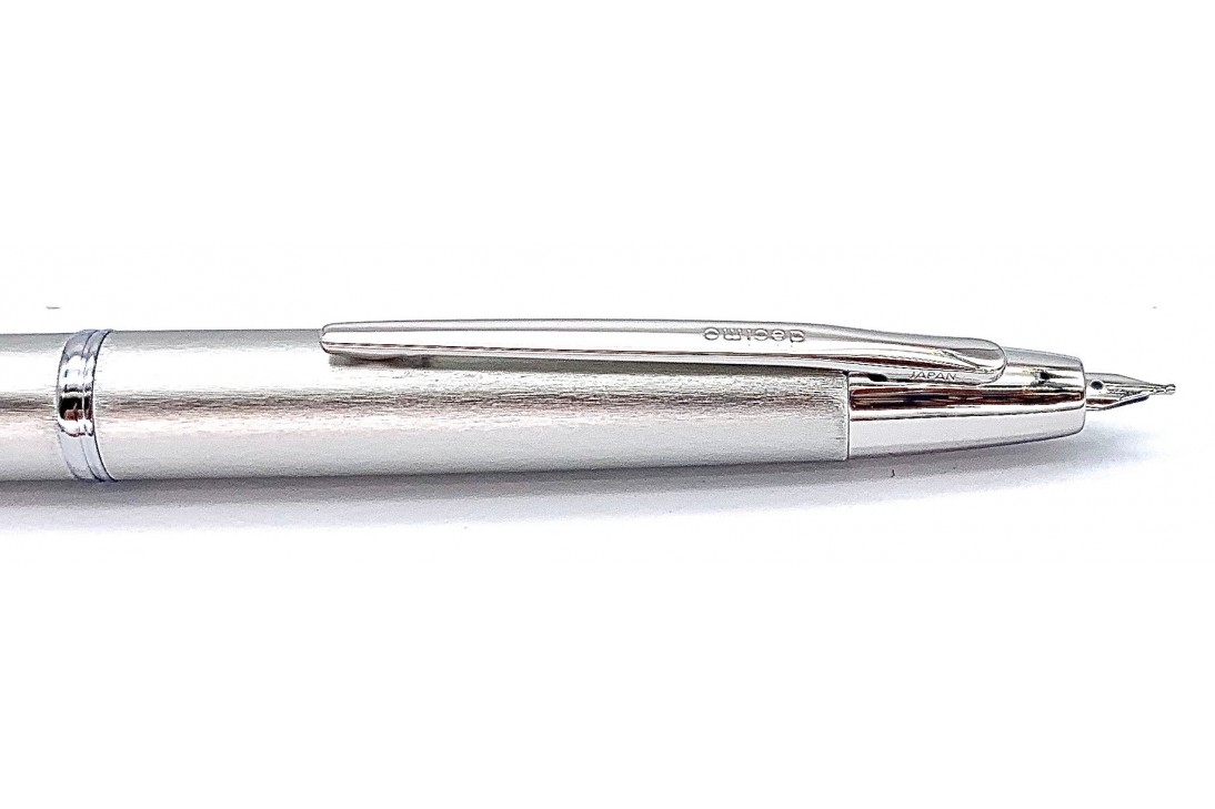 PILOT CAPLESS VANISHING POINT DECIMO 20 SILVER FOUNTAIN PEN