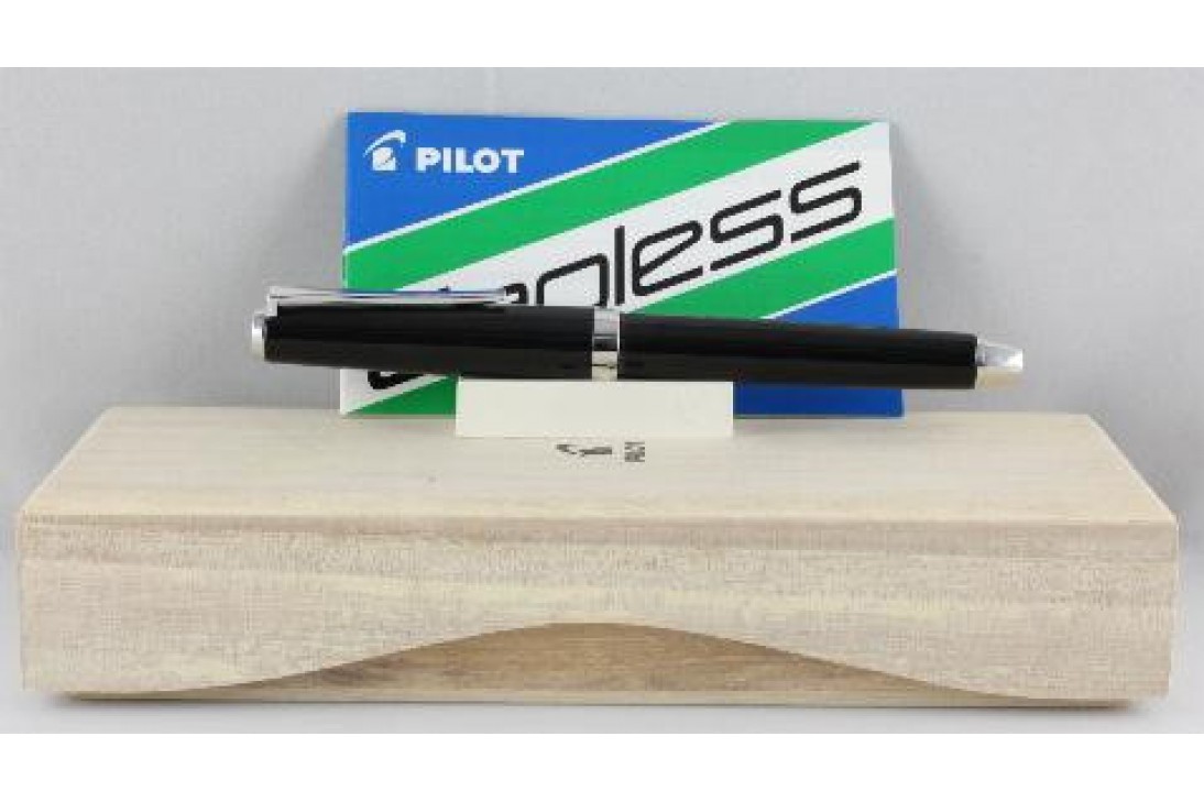 Pilot Falcon Black Metal Fountain Pen