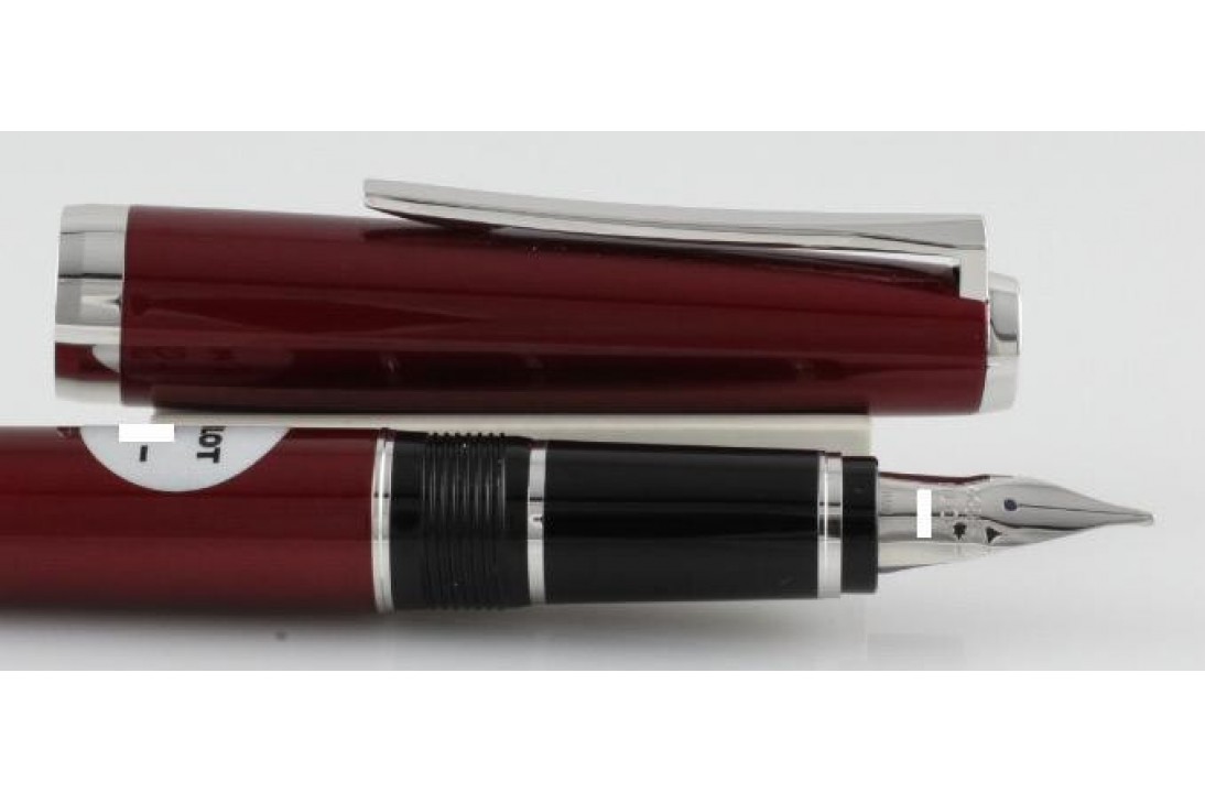 Pilot Falcon Red Metal Fountain Pen