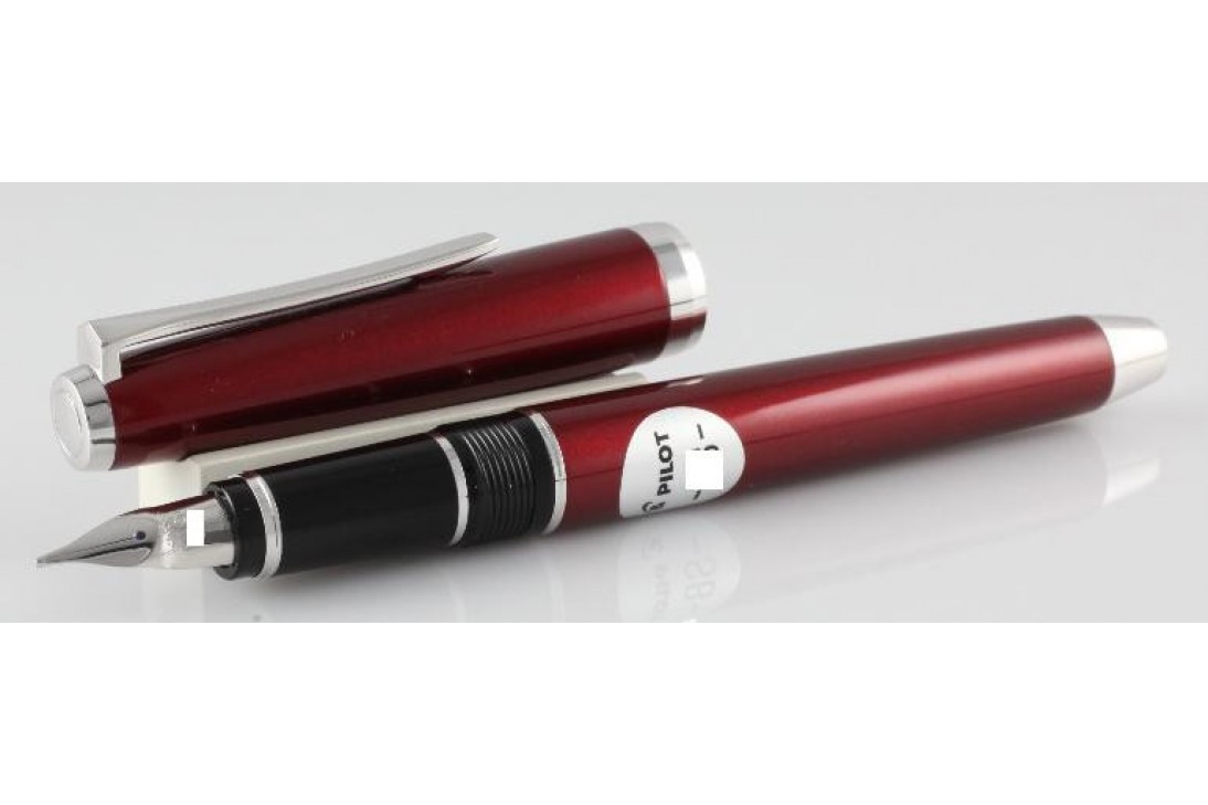 Pilot Falcon Red Metal Fountain Pen