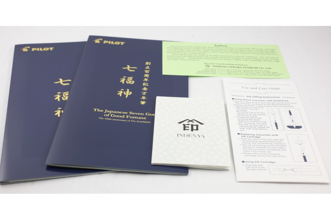 Pilot Limited Edition 100th Anniversary Seven Gods of Good Fortune Fountain Pen - Fukurokuju