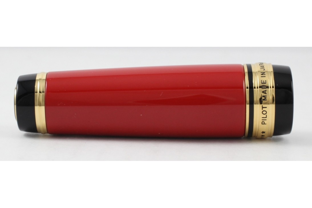 Pilot Custom Urushi Red Fountain Pen with Nib Size 30