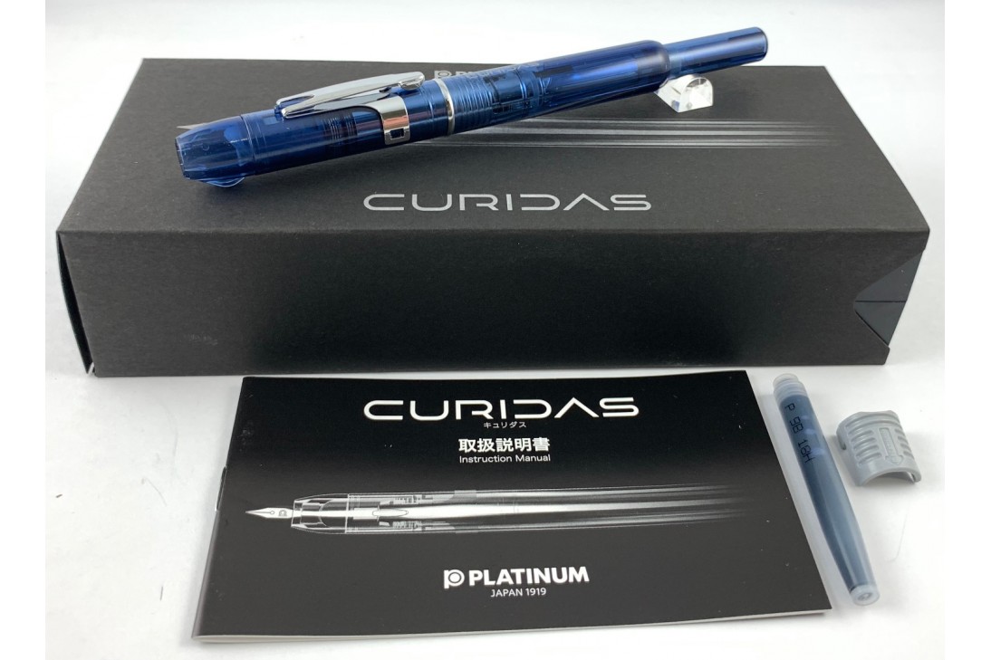 Platinum Curidas Abyss Blue Retractable Fountain Pen