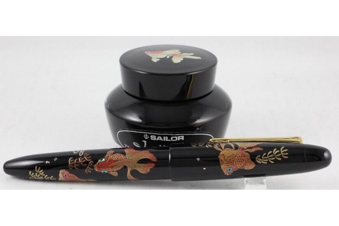 Sailor Limited Edition King of Pens GoldFishes 'Ryu Kin' Maki-e Anniversary Fountain Pen