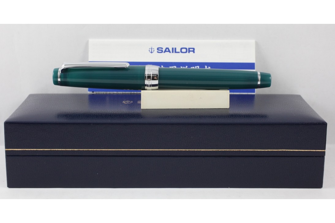 Sailor Special Edition ProGear Slim Ocean Rhodium Fountain Pen