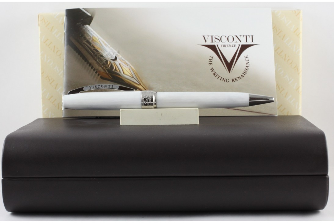 Visconti Venus Marble White Ball Pen