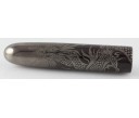 Nakaya Cigar Portable Aka-Tame Gin Bokashi Ascending Silver Dragon Fountain Pen