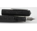 Nakaya Piccolo Long Writer Black Ishime Kanshitsu Fountain Pen