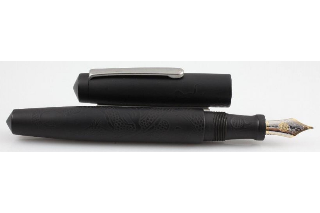 Nakaya Piccolo Long Writer Ascending Dragon Sumi-Ko Fountain Pen