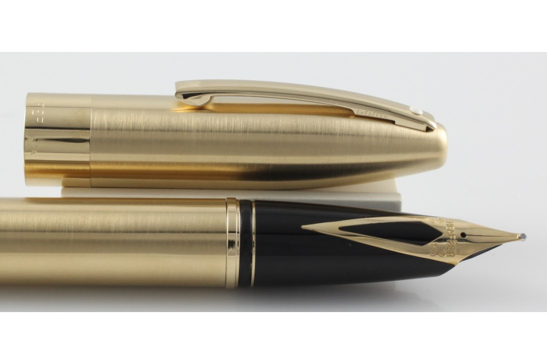 Sheaffer Legacy 860 Brushed Gold Plated Fountain Pen