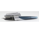 Sheaffer Intrigue 618 Petrol Metallic Blue Chrome Plate Fountain Pen