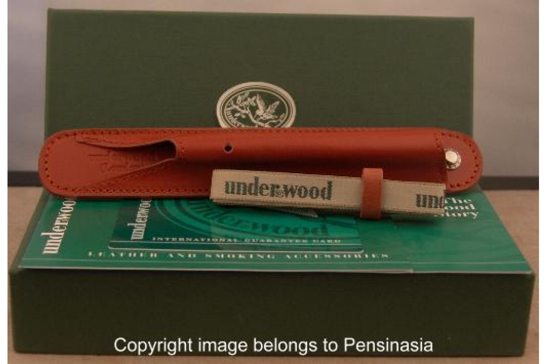 Underwood Leather Pen Holder and Note Holder