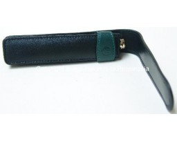 Pelikan Black and Green Leather Case for 1 Pen